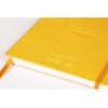image:imageRhodia 117795C  Soft Notebook Meeting Orange  A5  PrePrinted DateNotesAction160 Detachable Pages  Clairefontaine Paper 90gMarquePage Pencil Holder  Faux Leather Cover  RhodiaramaDaffodil Yellow