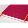 image:imageRhodia 117795C  Soft Notebook Meeting Orange  A5  PrePrinted DateNotesAction160 Detachable Pages  Clairefontaine Paper 90gMarquePage Pencil Holder  Faux Leather Cover  RhodiaramaRaspberry