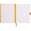 image:imageRhodia 117795C  Soft Notebook Meeting Orange  A5  PrePrinted DateNotesAction160 Detachable Pages  Clairefontaine Paper 90gMarquePage Pencil Holder  Faux Leather Cover  RhodiaramaPoppy