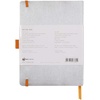 image:imageRhodia 117795C  Soft Notebook Meeting Orange  A5  PrePrinted DateNotesAction160 Detachable Pages  Clairefontaine Paper 90gMarquePage Pencil Holder  Faux Leather Cover  RhodiaramaSilver