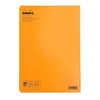 image:imageRhodia 119164Cpack  Set of 10 Orange Staplebound Notebooks  A4  Small Squares  96 pages  80gsm White Paper  Waterproof Resistant Soft Coated Card Cover