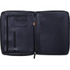 image:imageRhodia 168102C  Rhodiarama Small Leatherette Zipped Portfolio for Notepad or Tablet 195x255cm gusseted Tablet Pocket 2 Zipped Pockets Card Holder Pencil Holder  SageBlack