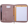 image:imageRhodia 168102C  Rhodiarama Small Leatherette Zipped Portfolio for Notepad or Tablet 195x255cm gusseted Tablet Pocket 2 Zipped Pockets Card Holder Pencil Holder  SageRosewood