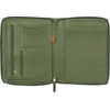 image:imageRhodia 168102C  Rhodiarama Small Leatherette Zipped Portfolio for Notepad or Tablet 195x255cm gusseted Tablet Pocket 2 Zipped Pockets Card Holder Pencil Holder  SageSage