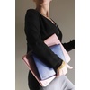 image:imageRhodia 168102C  Rhodiarama Small Leatherette Zipped Portfolio for Notepad or Tablet 195x255cm gusseted Tablet Pocket 2 Zipped Pockets Card Holder Pencil Holder  SagePoppy