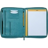 image:imageRhodia 168102C  Rhodiarama Small Leatherette Zipped Portfolio for Notepad or Tablet 195x255cm gusseted Tablet Pocket 2 Zipped Pockets Card Holder Pencil Holder  SagePeacock