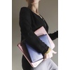 image:imageRhodia 168102C  Rhodiarama Small Leatherette Zipped Portfolio for Notepad or Tablet 195x255cm gusseted Tablet Pocket 2 Zipped Pockets Card Holder Pencil Holder  SageRosewood