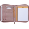 image:imageRhodia 168102C  Rhodiarama Small Leatherette Zipped Portfolio for Notepad or Tablet 195x255cm gusseted Tablet Pocket 2 Zipped Pockets Card Holder Pencil Holder  SageRosewood
