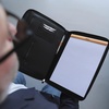 image:imageRhodia 168102C  Rhodiarama Small Leatherette Zipped Portfolio for Notepad or Tablet 195x255cm gusseted Tablet Pocket 2 Zipped Pockets Card Holder Pencil Holder  SageBlack