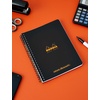 image:imageRhodia 193468C  Spiral Notebook Full Binding Orange Notebook  A5  Ruled  160 Detachable Pages  Clairefontaine Paper 80 gm  Soft and Resistant Coated Card Cover  ClassicBlack