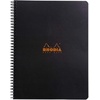 image:imageRhodia 193468C  Spiral Notebook Full Binding Orange Notebook  A5  Ruled  160 Detachable Pages  Clairefontaine Paper 80 gm  Soft and Resistant Coated Card Cover  Classicblack  orange