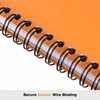 image:imageRhodia 193468C  Spiral Notebook Full Binding Orange Notebook  A5  Ruled  160 Detachable Pages  Clairefontaine Paper 80 gm  Soft and Resistant Coated Card Cover  ClassicBlack