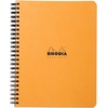 image:imageRhodia 193468C  Spiral Notebook Full Binding Orange Notebook  A5  Ruled  160 Detachable Pages  Clairefontaine Paper 80 gm  Soft and Resistant Coated Card Cover  ClassicOrange