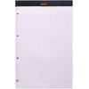 image:imageRhodia 202009C  Stapled Notepad N20 Black  A4  Small Squares  80 Detachable Sheets 4 Hole Punched  White Clairefontaine Paper 80 gm  Soft and Resistant Cover  BasicsBlack