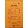 image:imageRhodia 202009C  Stapled Notepad N20 Black  A4  Small Squares  80 Detachable Sheets 4 Hole Punched  White Clairefontaine Paper 80 gm  Soft and Resistant Cover  BasicsOrange