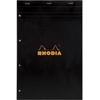 image:imageRhodia 202009C  Stapled Notepad N20 Black  A4  Small Squares  80 Detachable Sheets 4 Hole Punched  White Clairefontaine Paper 80 gm  Soft and Resistant Cover  BasicsBlack