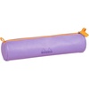 image:imageRhodia 318890C  Orange Rhodiarama Round Pencil Case  215 x 55 cm  Genuine Orange Stitching  Ivory Jersey Interior  Faux Leather  Storage for Pens Pencils Markers Small SuppliesIris
