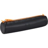image:imageRhodia 318890C  Orange Rhodiarama Round Pencil Case  215 x 55 cm  Genuine Orange Stitching  Ivory Jersey Interior  Faux Leather  Storage for Pens Pencils Markers Small SuppliesBlack