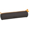 image:imageRhodia 318890C  Orange Rhodiarama Round Pencil Case  215 x 55 cm  Genuine Orange Stitching  Ivory Jersey Interior  Faux Leather  Storage for Pens Pencils Markers Small SuppliesBlack