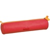image:imageRhodia 318890C  Orange Rhodiarama Round Pencil Case  215 x 55 cm  Genuine Orange Stitching  Ivory Jersey Interior  Faux Leather  Storage for Pens Pencils Markers Small SuppliesPoppy