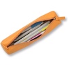 image:imageRhodia 318890C  Orange Rhodiarama Round Pencil Case  215 x 55 cm  Genuine Orange Stitching  Ivory Jersey Interior  Faux Leather  Storage for Pens Pencils Markers Small SuppliesOrange
