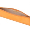 image:imageRhodia 318890C  Orange Rhodiarama Round Pencil Case  215 x 55 cm  Genuine Orange Stitching  Ivory Jersey Interior  Faux Leather  Storage for Pens Pencils Markers Small SuppliesOrange