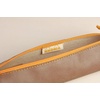 image:imageRhodia 318890C  Orange Rhodiarama Round Pencil Case  215 x 55 cm  Genuine Orange Stitching  Ivory Jersey Interior  Faux Leather  Storage for Pens Pencils Markers Small SuppliesTaupe