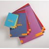 image:imageRhodia A5 Color Head Stapled Pad No16 Lined  ChocolateRaspberry