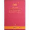 image:imageRhodia A5 Color Head Stapled Pad No16 Lined  ChocolateRaspberry