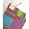 image:imageRhodia A5 Color Head Stapled Pad No16 Lined  ChocolateRaspberry