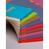 image:imageRhodia A5 Color Head Stapled Pad No16 Lined  ChocolateTurquoise Blue