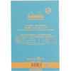 image:imageRhodia A5 Color Head Stapled Pad No16 Lined  ChocolateTurquoise Blue