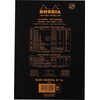 image:imageRhodia Classic Black Notepad Blank  6 in x 814 in Pack of 5