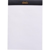 image:imageRhodia Classic Black Notepad Blank  6 in x 814 in Pack of 5