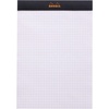 image:imageRhodia Classic Black Notepad Graph  6 in x 814 in Pack of 3