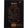 image:imageRhodia Classic Black Notepad Lined  6 in x 814 in Pack of 3