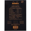 image:imageRhodia Classic French Paper Pads Graph 6 in x 8 14 in Black 162009C