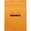 image:imageRhodia Classic French Paper Pads Ruled with Margin 6 in x 8 14 in Orange 16600COrange