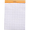 image:imageRhodia Classic Orange Notepad graph  6 in x 814 in Pack of 3