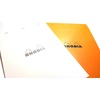 image:imageRhodia Classic Orange and White Notepad 85x1175 Lined Pack of 2
