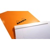 image:imageRhodia Classic Orange and White Notepad 85x1175 Lined Pack of 2