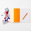 image:imageRhodia Cover Serigraphy by Papier Tigle ParisWhite Staple Notebook A5 02 inch 5 mm Square Rule Orange Included RHODIA cfcvptA5whwhite