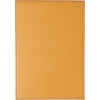 image:imageRhodia Epure Notepad Cover and Notepad 155 x 223 mm Square Ruling  BlackOrange