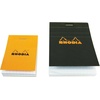 image:imageRhodia Head Stapled Pad No10 A8 Square ruling  Orangeorange