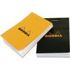 image:imageRhodia Head Stapled Pad No10 A8 Square ruling  Orangeorange