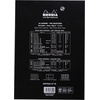 image:imageRhodia Head Stapled Pad No18 A4 Dot  Black 8 14 x 11 34 18559CBlack