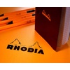 image:imageRhodia Head Stapled Pad No18 A4 Dot  Black 8 14 x 11 34 18559CBlack