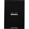 image:imageRhodia Head Stapled Pad No18 A4 Dot  Black 8 14 x 11 34 18559CBlack