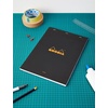 image:imageRhodia Head Stapled Pad No18 A4 Dot  Black 8 14 x 11 34 18559CBlack