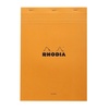image:imageRhodia Head Stapled Pad No18 A4 Dot  Black 8 14 x 11 34 18559COrange